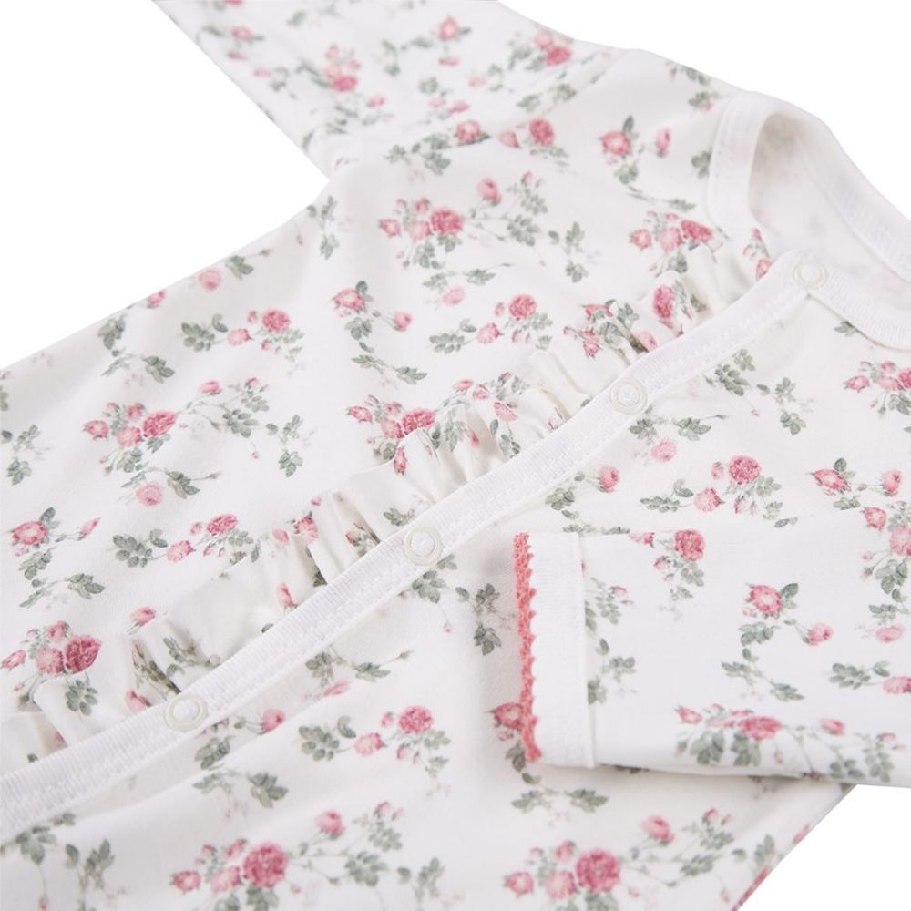 Pajac dziewczęcy, biały, Eevi