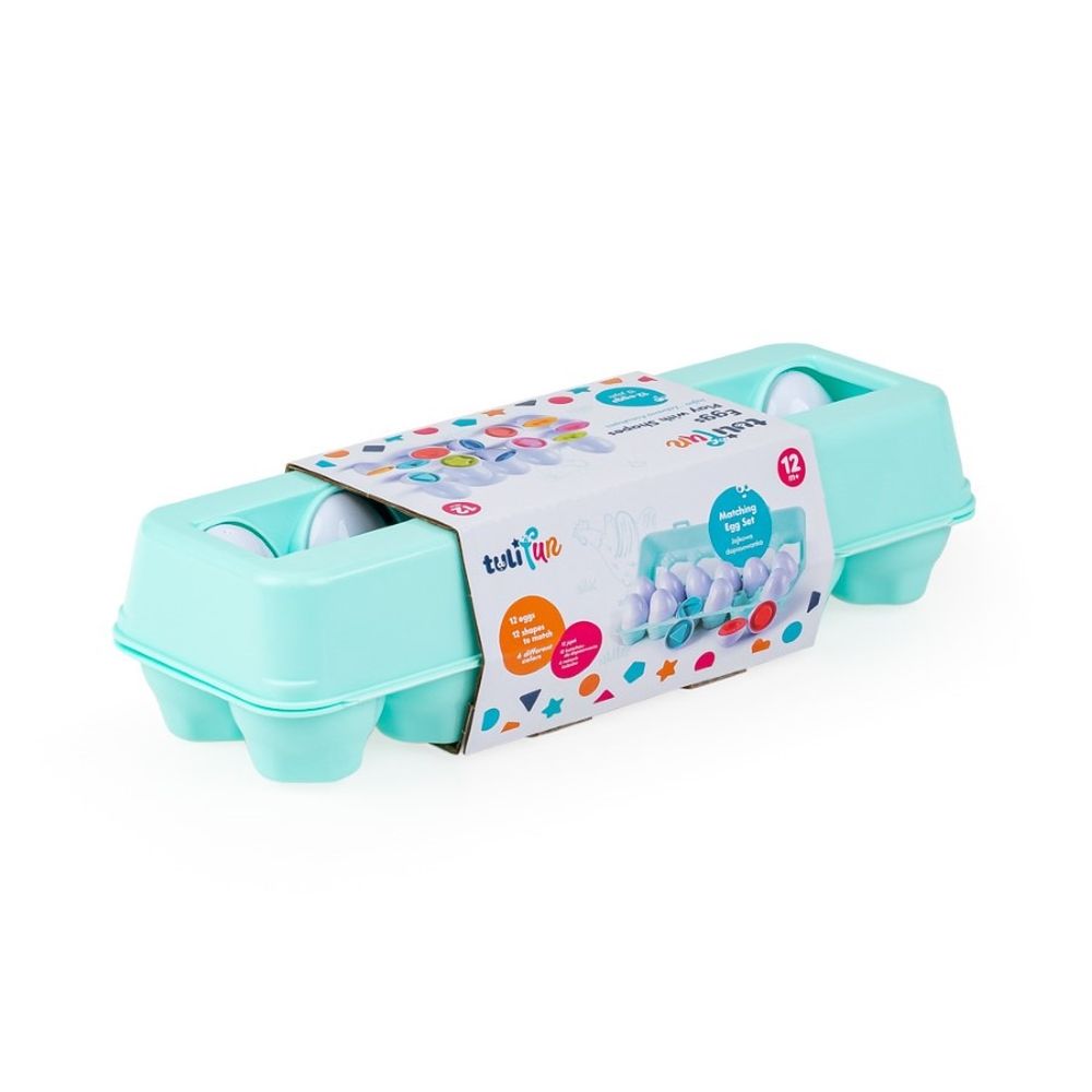 TuliFun, Jajka, Zabawa kształtami, sorter kształtów