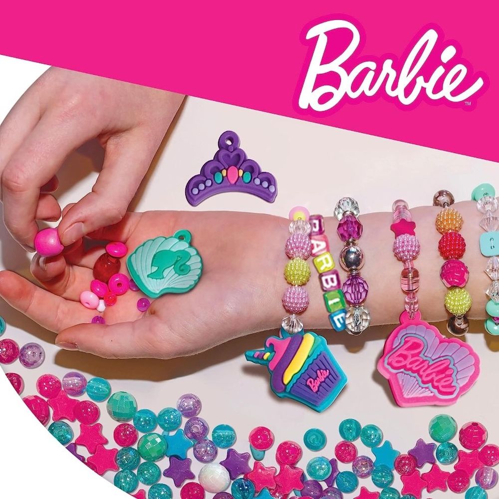 Lisciani, Barbie, Fashion Jewellery Butterfly, zestaw koralików do tworzenia biżuterii
