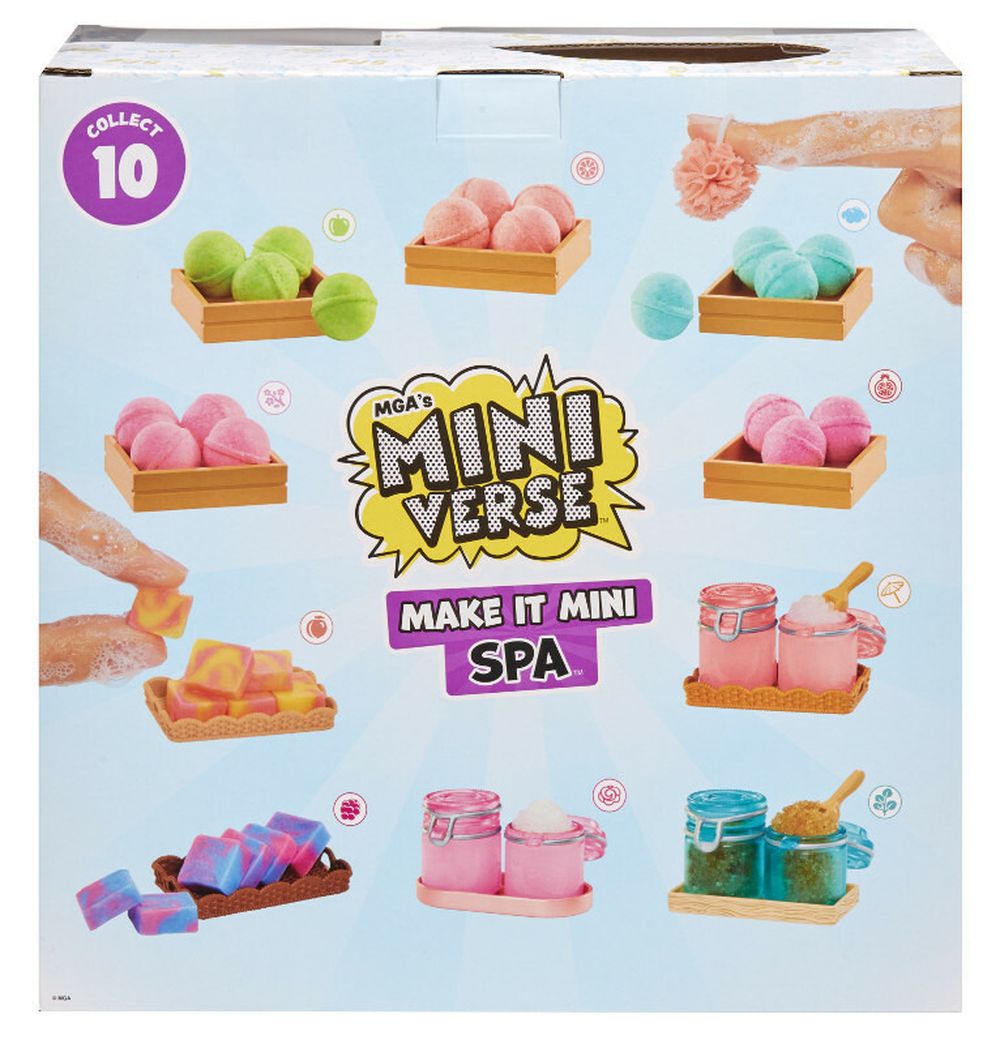 MGA's Miniverse, Make It Mini, Spa, zestaw z kulą niespodzianką