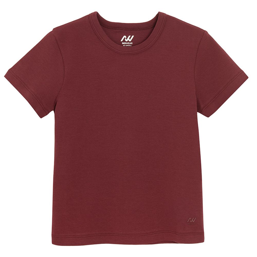 Bawełniany t-shirt o krótszym kroju NOWEAR