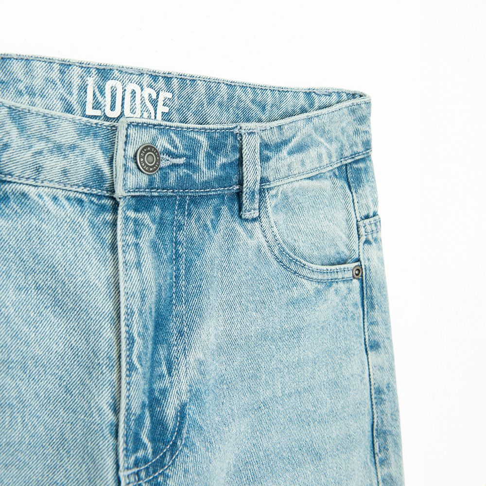 Jeansowe spodnie o luźnym kroju loose Cool Club