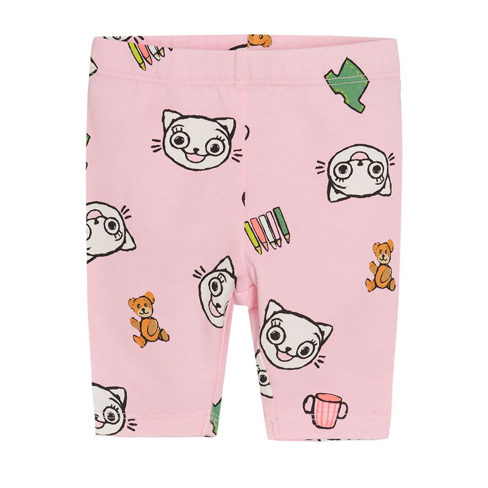 Cool Club, Legginsy dziewczęce 3/4, granatowe, różowe, Kicia Kocia, zestaw, 2 szt.