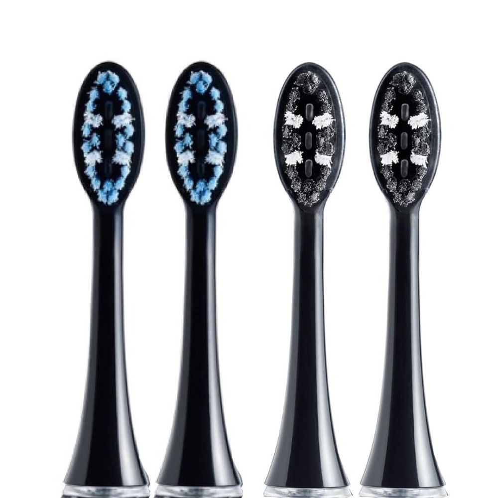 Vitammy, Pearl  Noire, końcówki do szczoteczki, 4 szt.