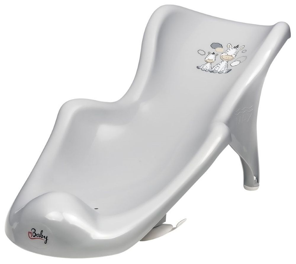 Zebra, fotelik do kąpieli, szary