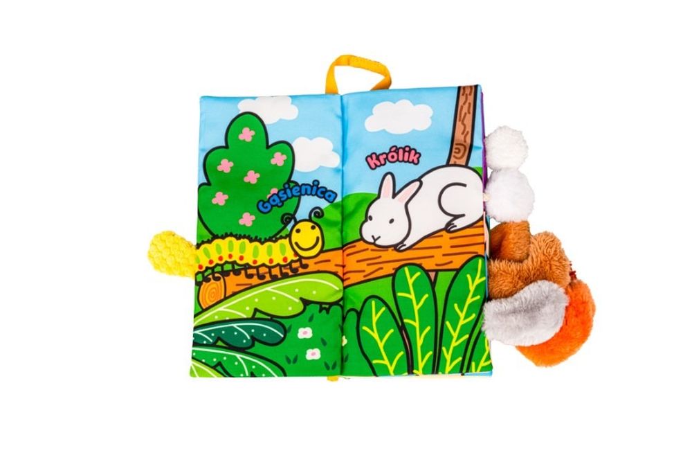 JollyBaby, Puchate zwierzaki, miękka książeczka