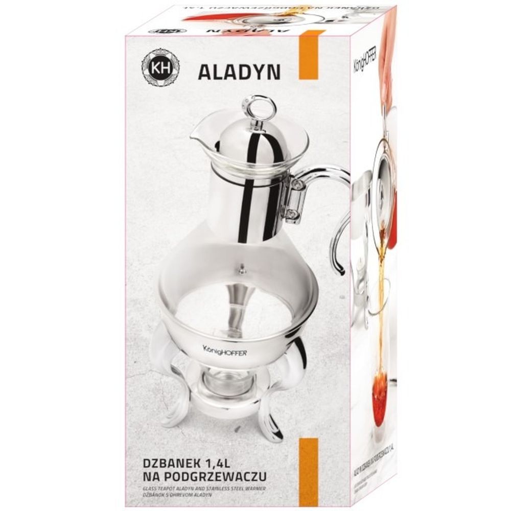 KönigHoffer, Aladyn, dzbanek na podgrzewaczu, 1,4l