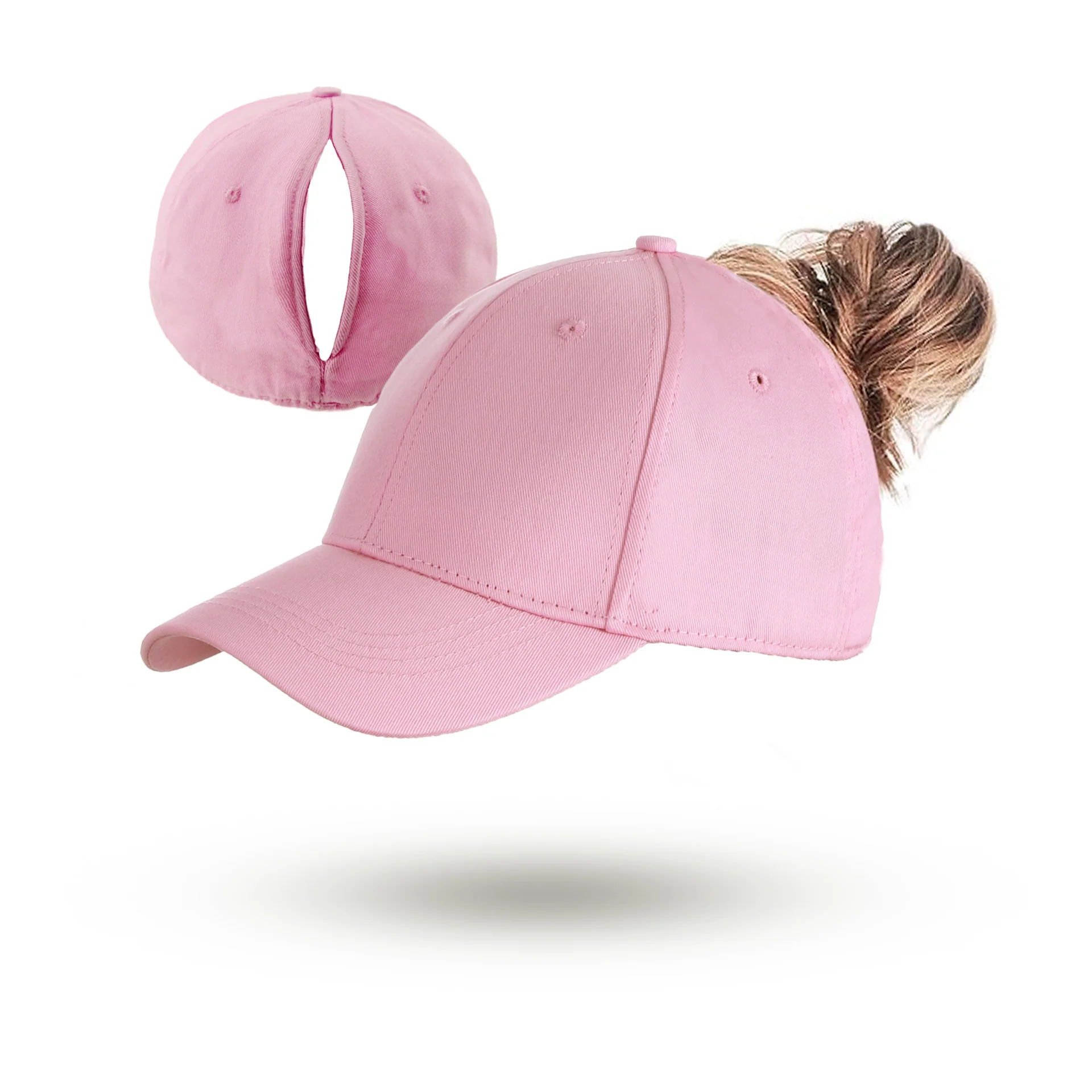 Magnetic Back-Opening Ponytail Baseball Cap