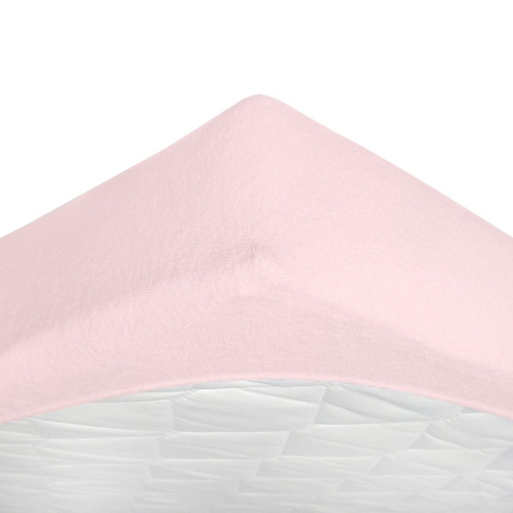 Snibbs, nieprzemakalne prześcieradło, różowe, 60x120 cm