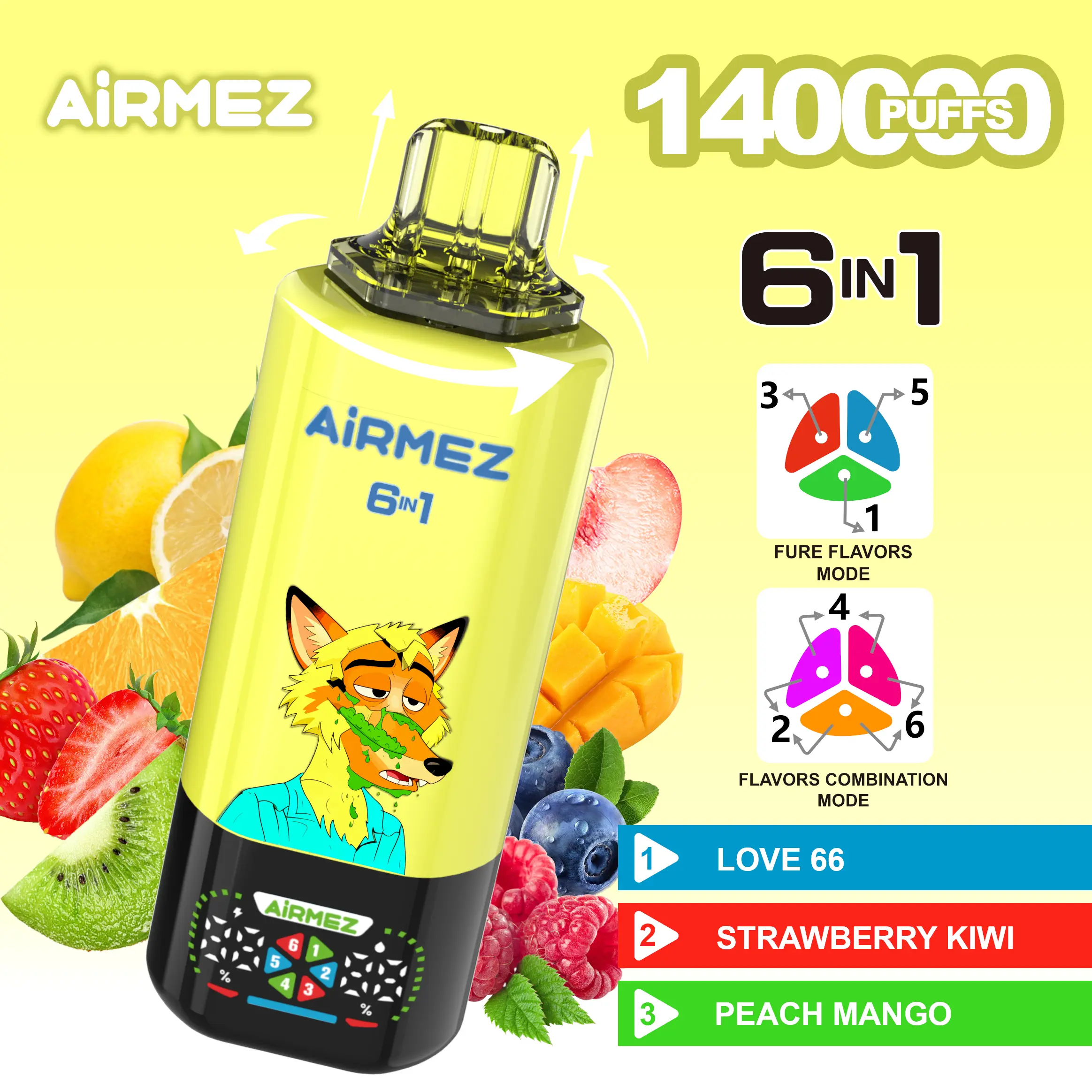 AIRMEZ FOX 140K 6in1 - solvapes