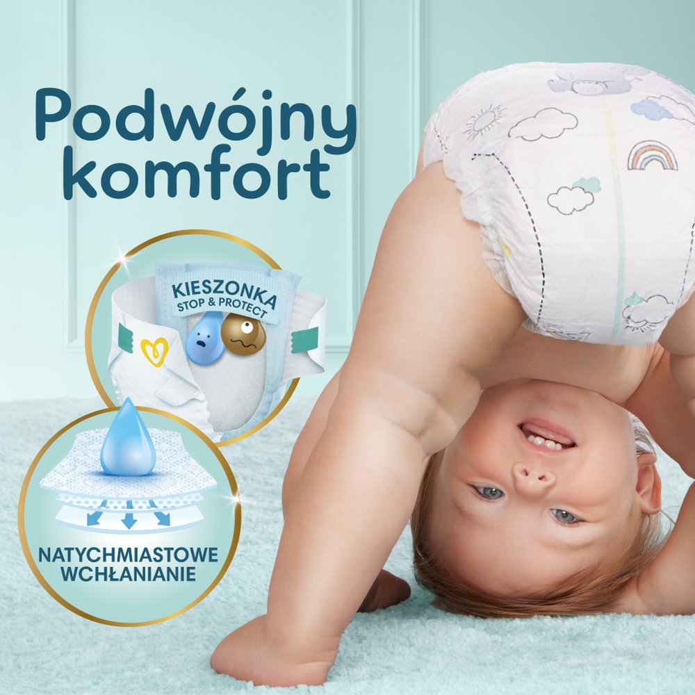Pampers, Monthly Box, pieluchy premium, rozmiar 3, 6-10 kg, 200 szt.