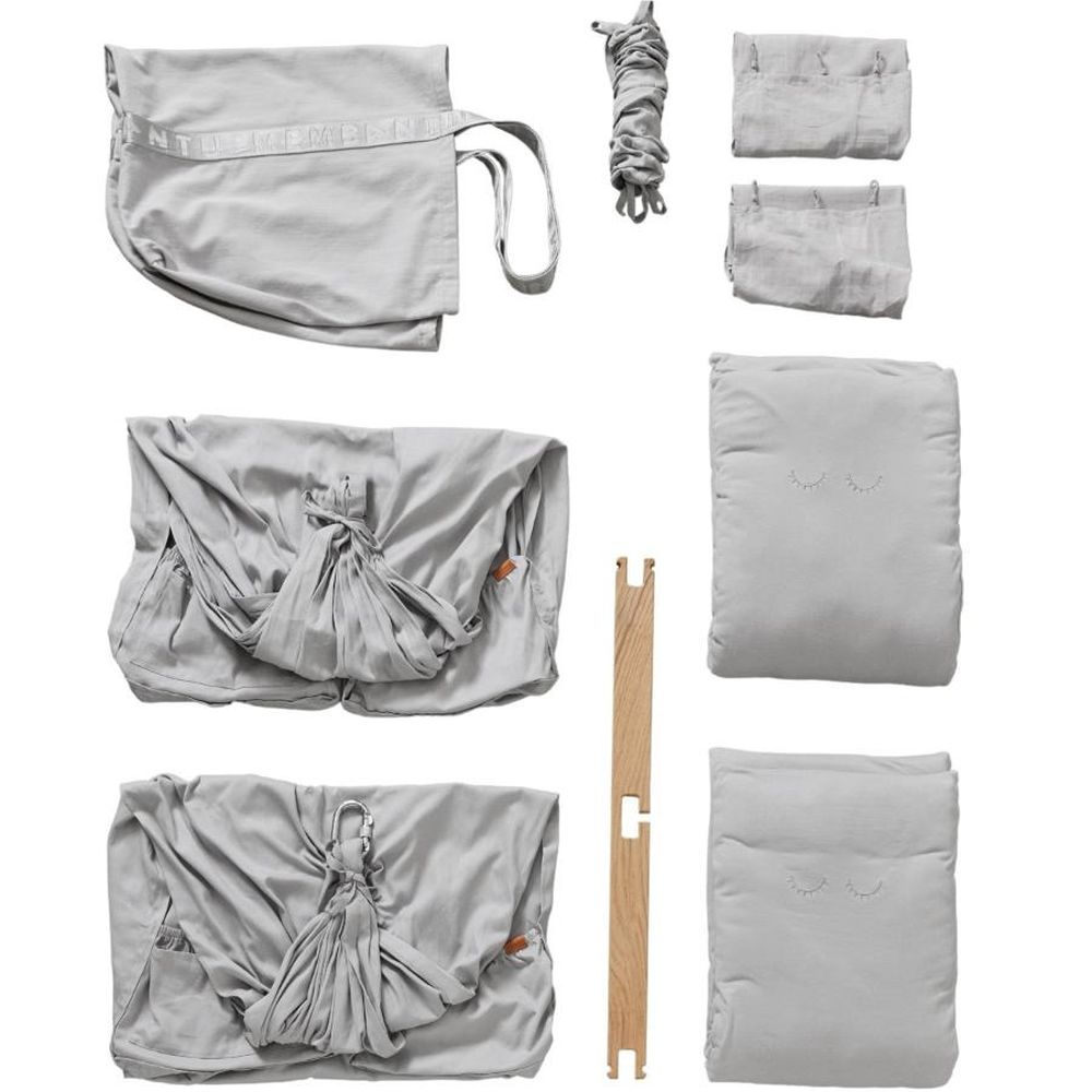 Membantu, Premium, hamak-huśtawka dla bliźniąt, podwójna, szara