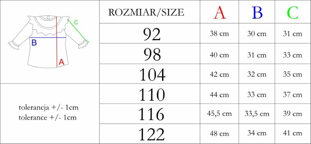 Bluzka dziewczęca z długim rękawem, biała, Nicol