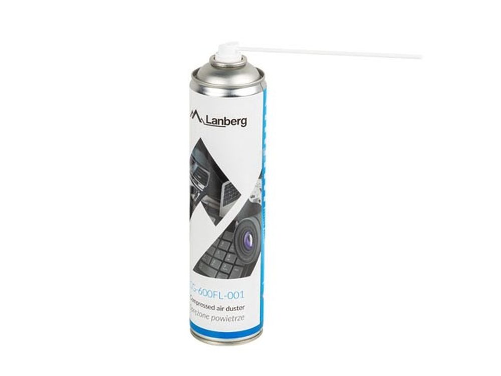 Lanberg, Air Duster, sprężone powietrze, CG-600FL-001, 600 ml