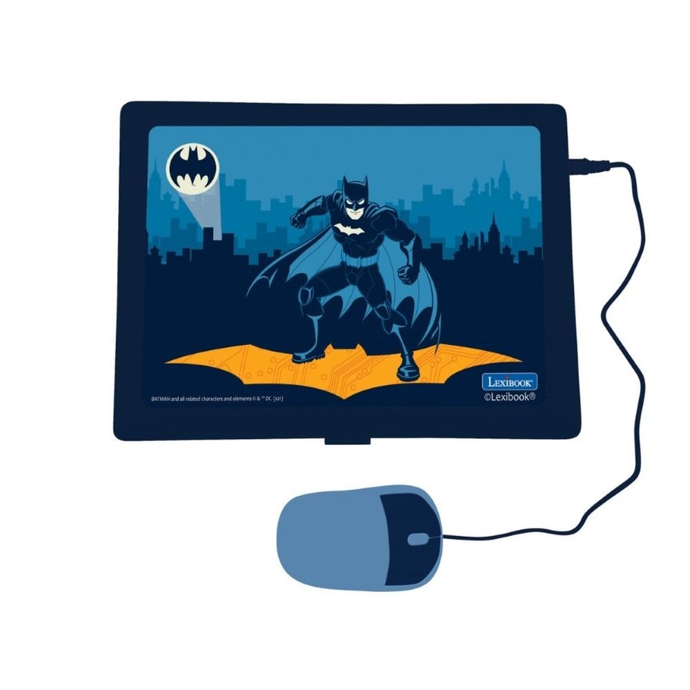 Lexibook, Batman, laptop edukacyjny, dwujęzyczny, 124 zadań