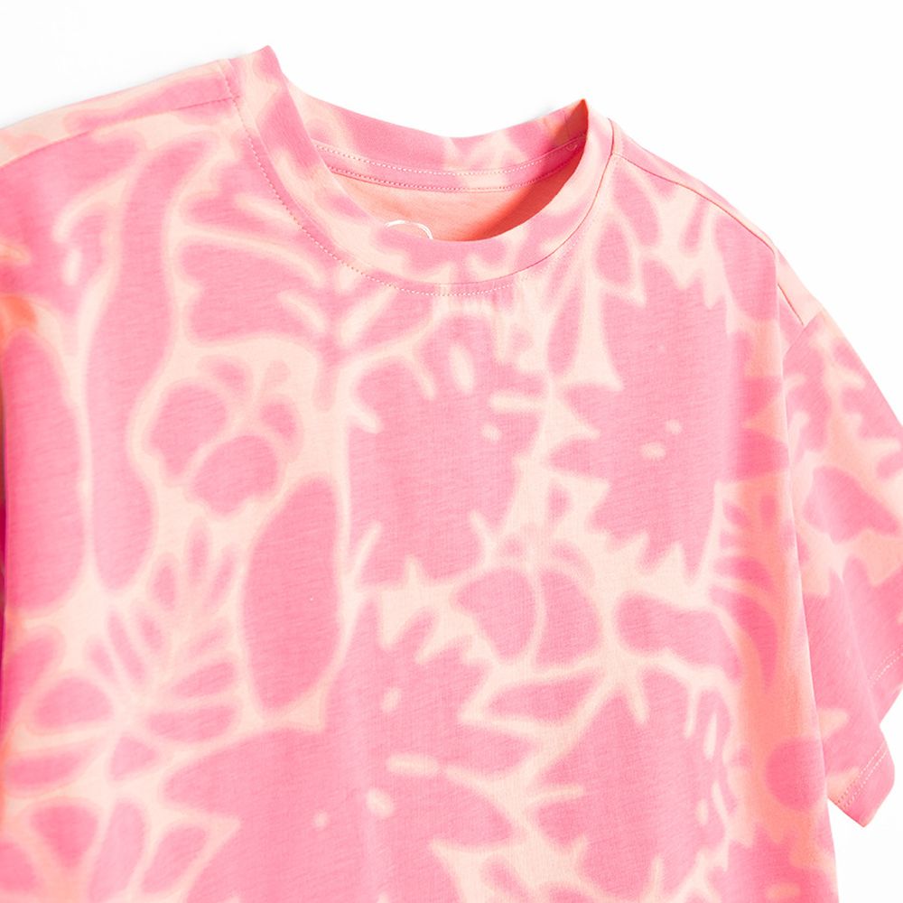 Cool Club, T-shirt dziewczęcy, różowy