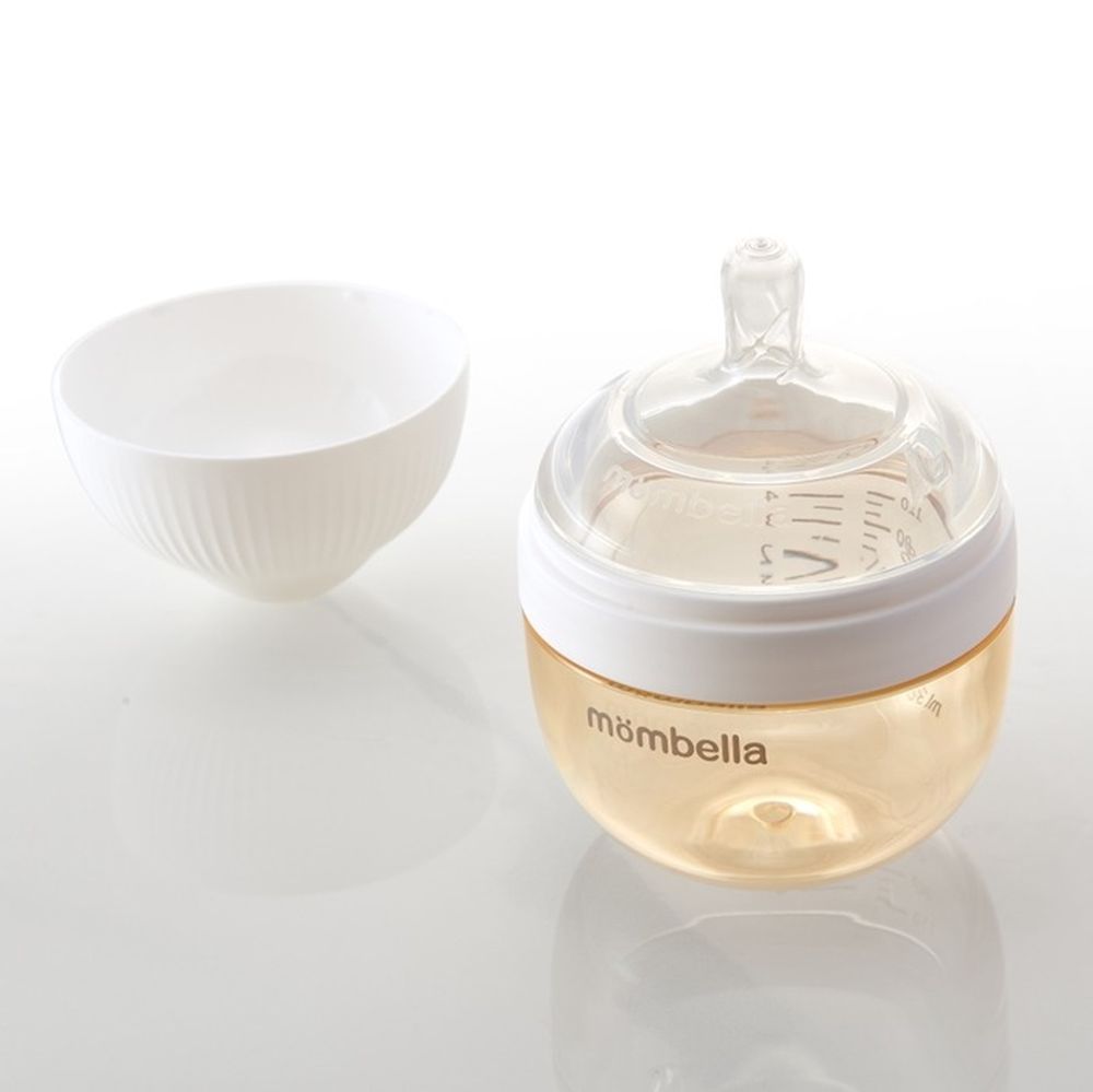 Mombella, Butelka antykolkowa dla noworodka, PPSU, Ivory, 120 ml