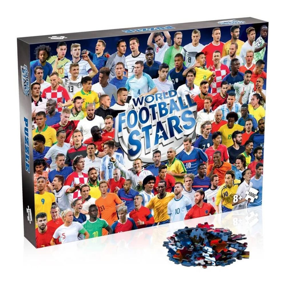 World Football Stars, puzzle, 1000 elementów