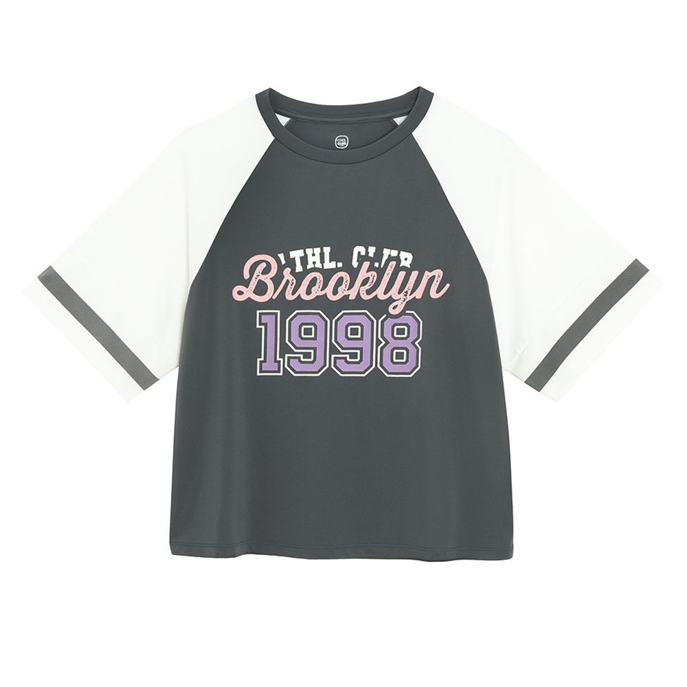 Cool Club, Komplet dziewczęcy, T-shirt, Szorty, szary