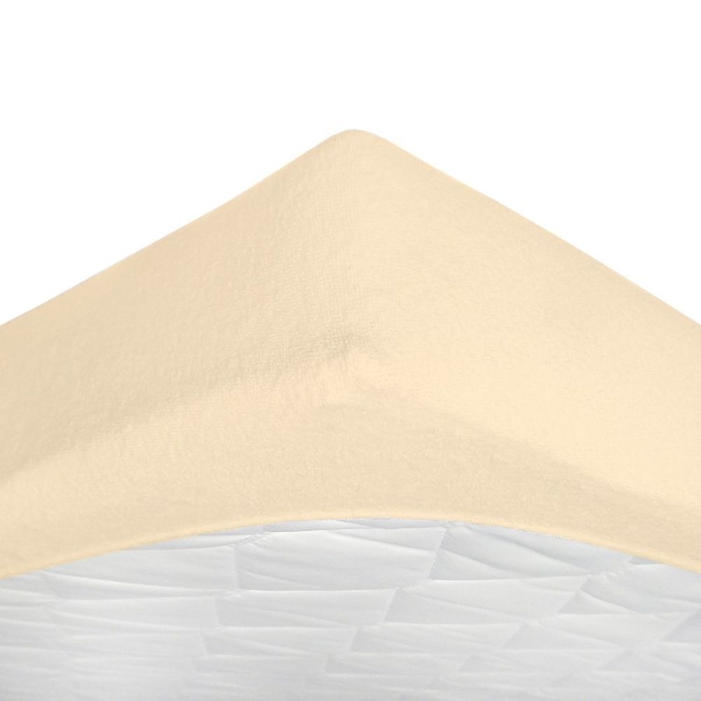 Snibbs, nieprzemakalne prześcieradło, beżowe, 60x120 cm