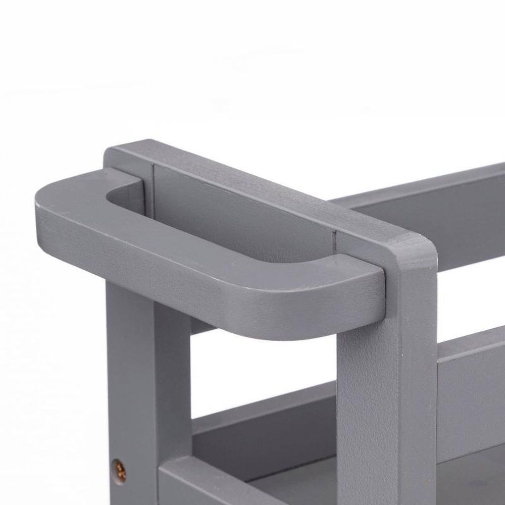 5five Simply Smart, bardzo wąski regał łazienkowy na kółkach, 3 półki, szer. 15 cm