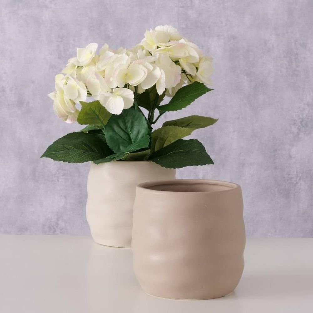 Boltze Home, doniczka z kamionki, Avantiko, Ø 14 cm