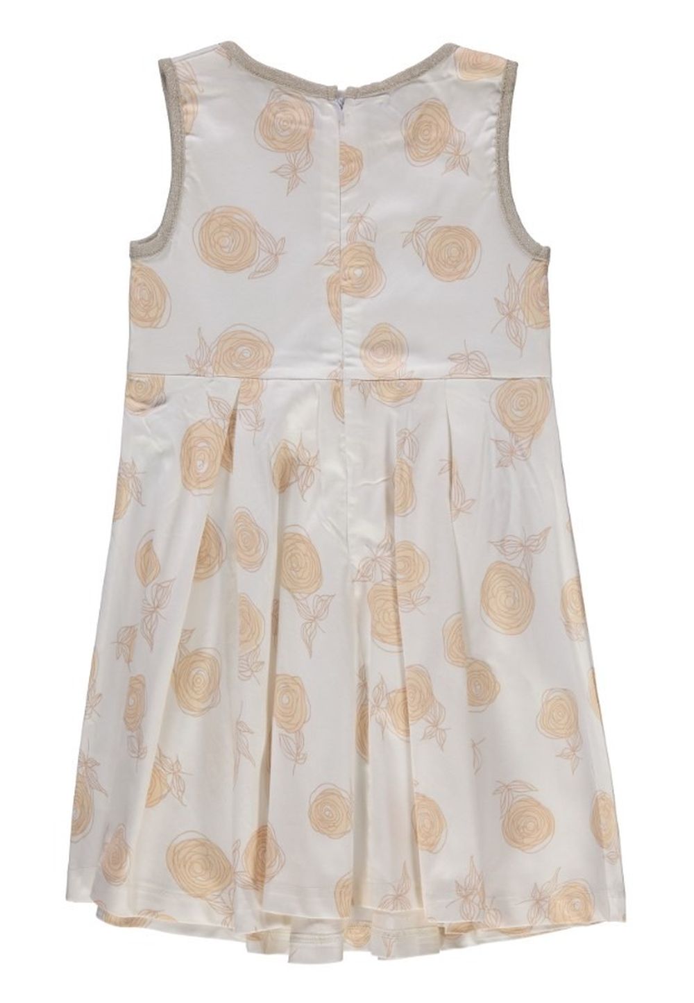 Sukienka dziewczęca bez rękawów, biała, Königsmuhle