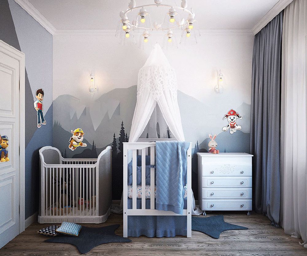 Psi Patrol, dekoracja ścienna, Ryder