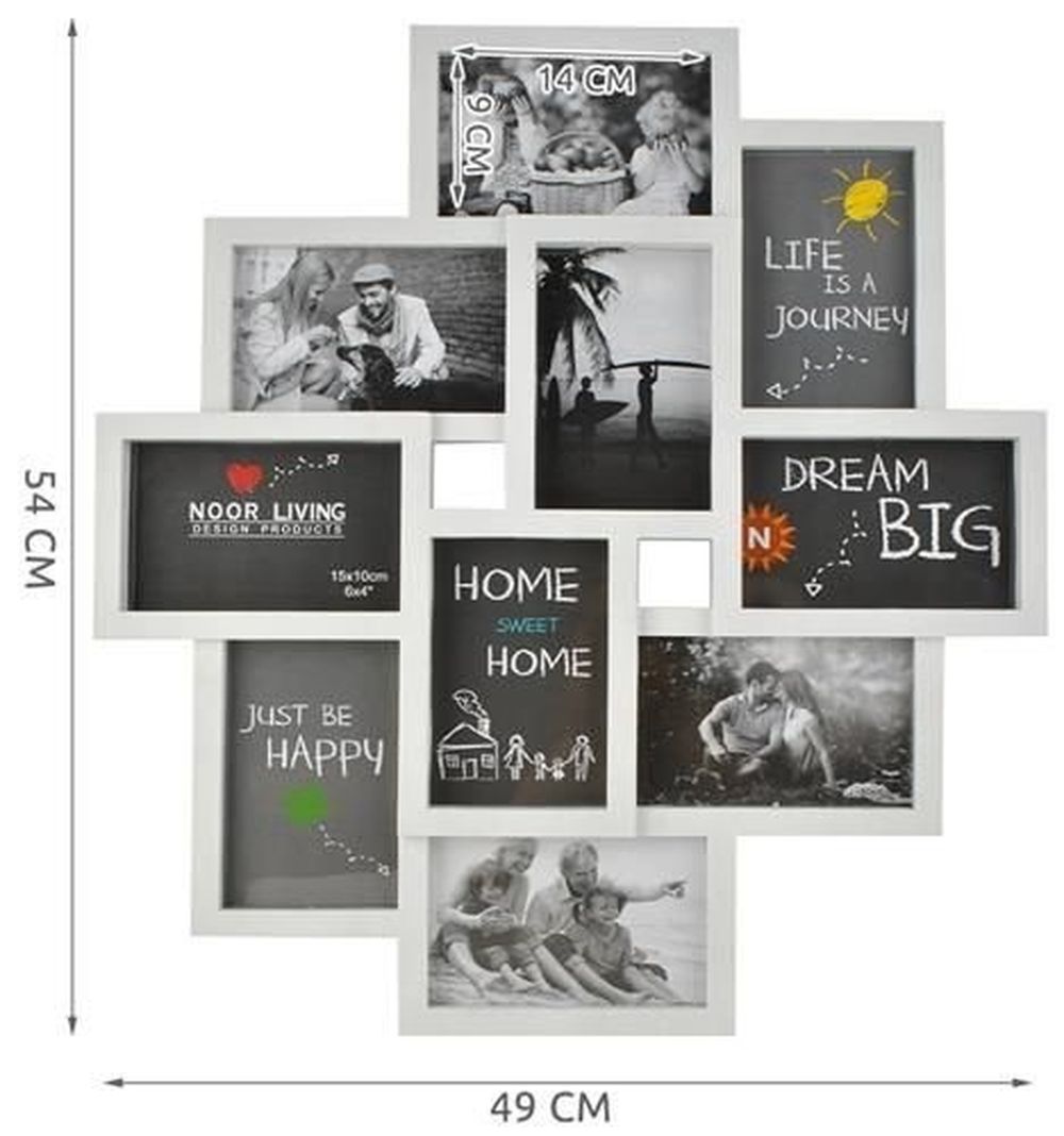 Iso trade, ramka na 10 zdjęć, biała