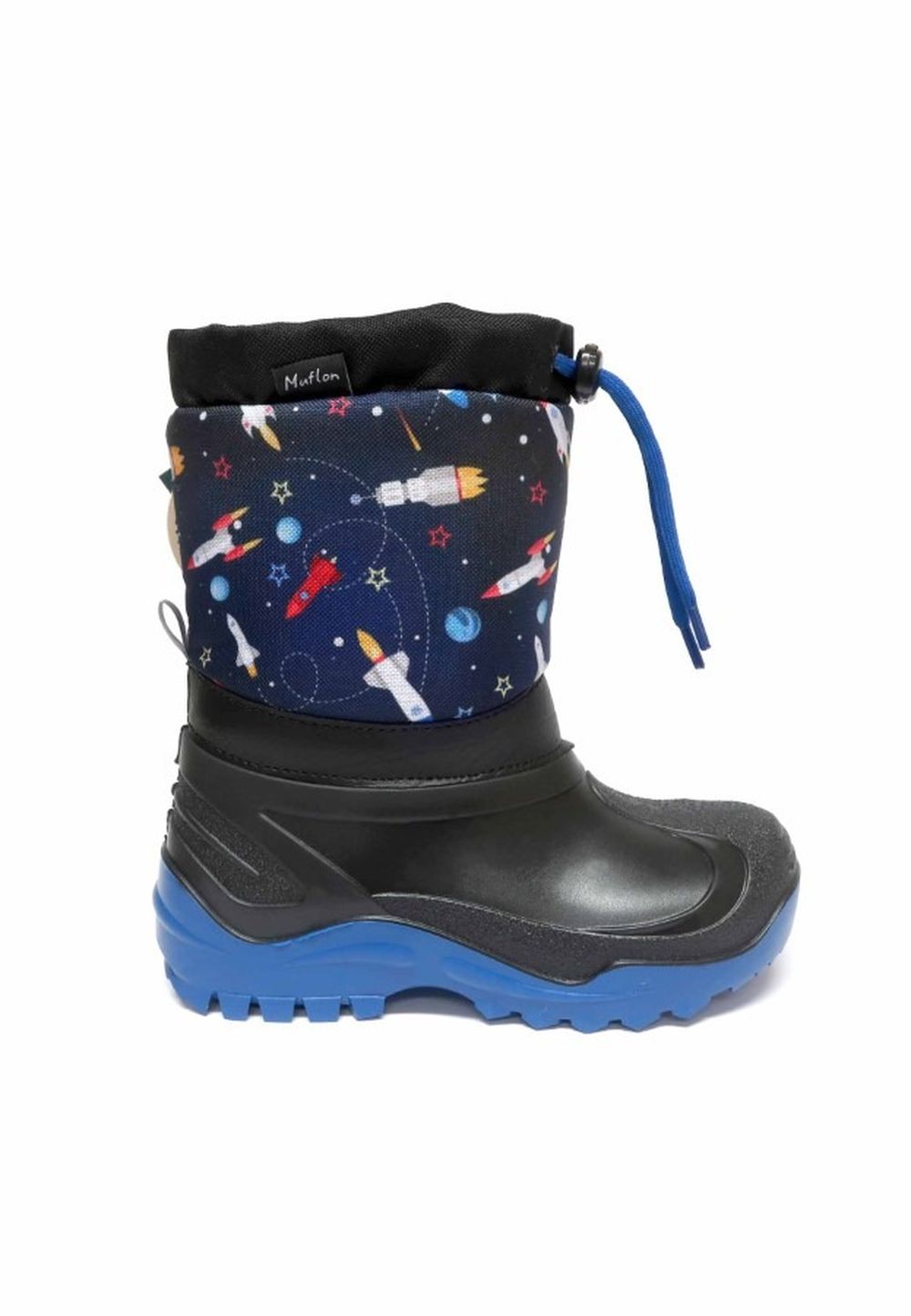 Śniegowce chłopięce, granatowe, Muflon