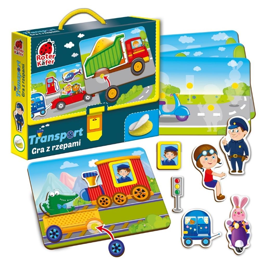 Roter Kafer, Transport. Gra z rzepami, edukacyjna gra dla najmłodszych