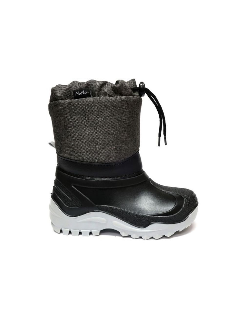 Śniegowce chłopięce, czarne, Muflon