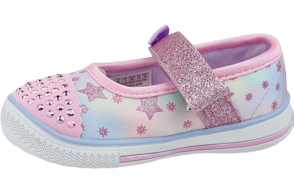 Trampki dziewczęce, mix, świecące, Skechers Twinkle Play