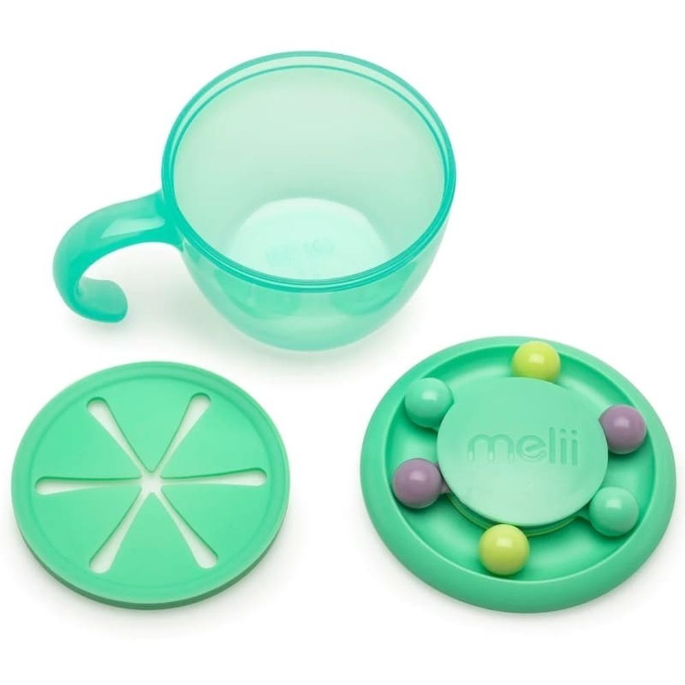Melii, sensoryczny pojemnik na przekąski, miętowy