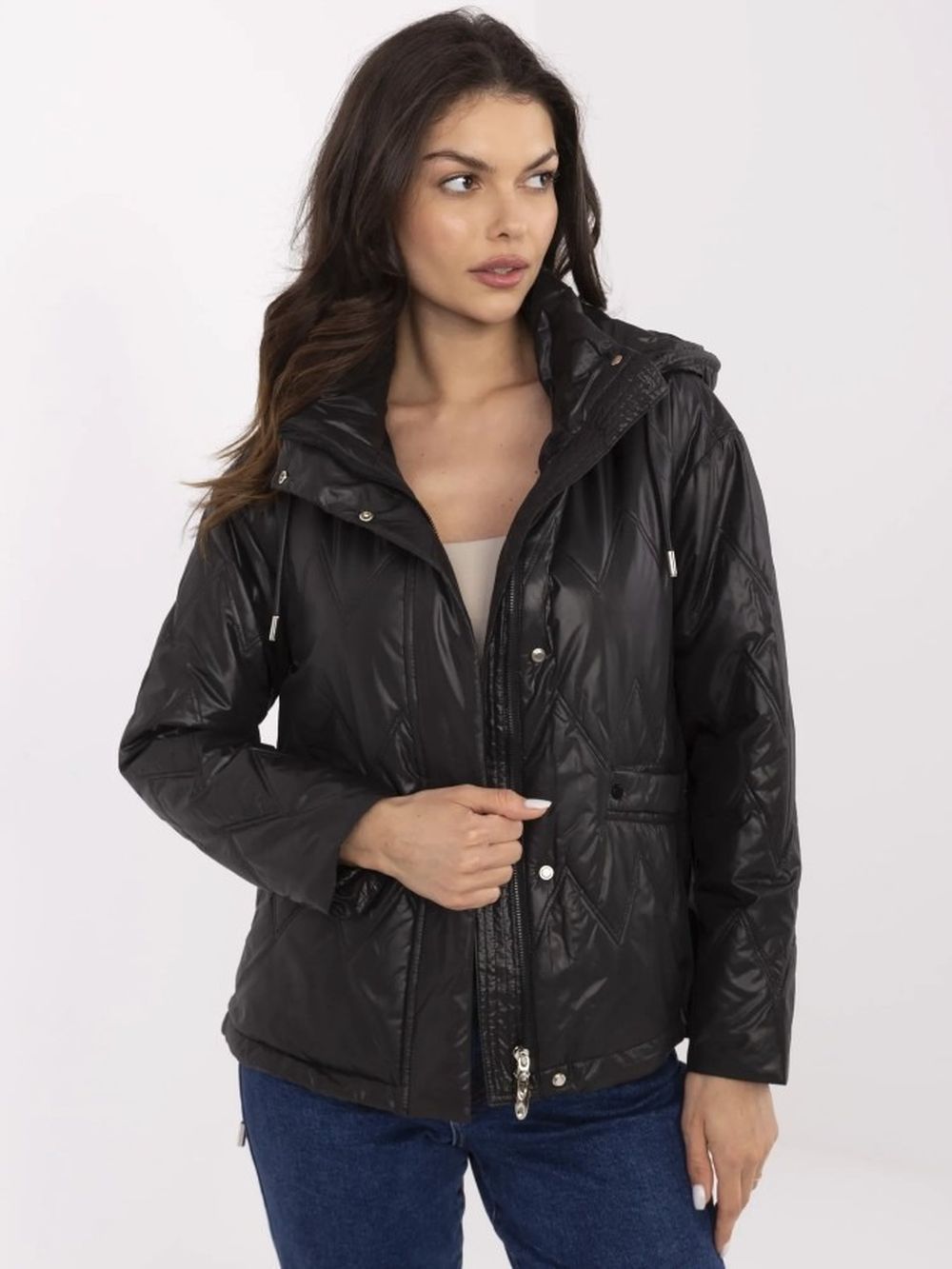 Kurtka damska, czarna, Factory Price