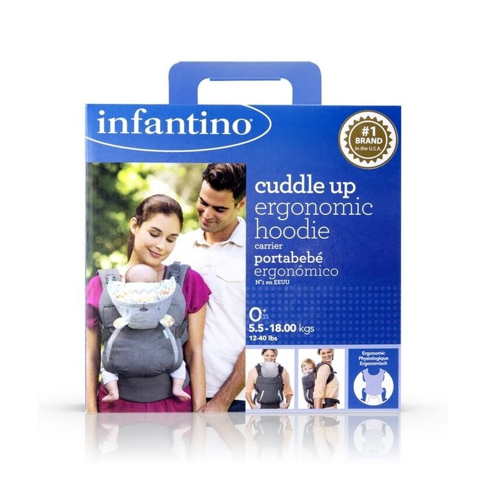 Infantino, nosidełko ergonomiczne z kapturkiem
