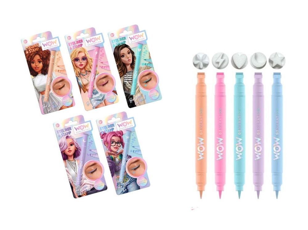 WOW Generation, eyeliner z pieczątką, 1 szt.