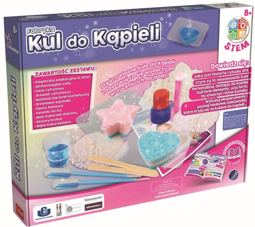 Trefl, Science4You, Fabryka kul do kąpieli, zestaw L