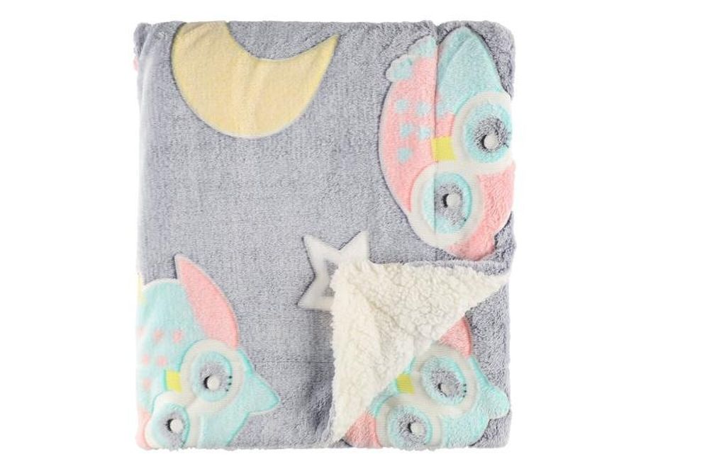 4living, narzuta dla dzieci, świecąca w ciemności Glow, 125x150 cm