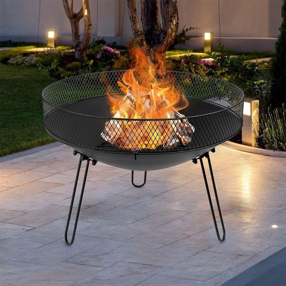 Ambiance, palenisko ogrodowe metalowe czarne, 60 cm