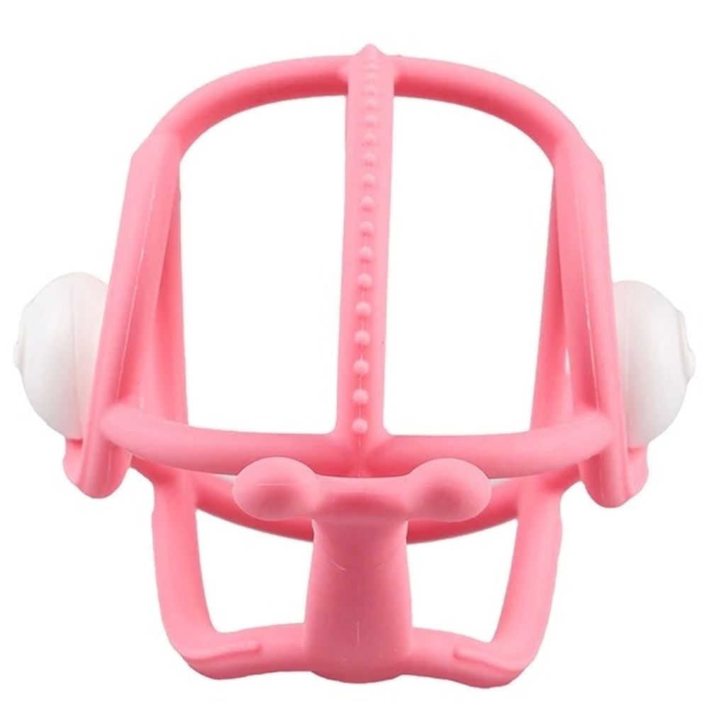 Mombella, gryzak z grzechotką, ślimak, Pink