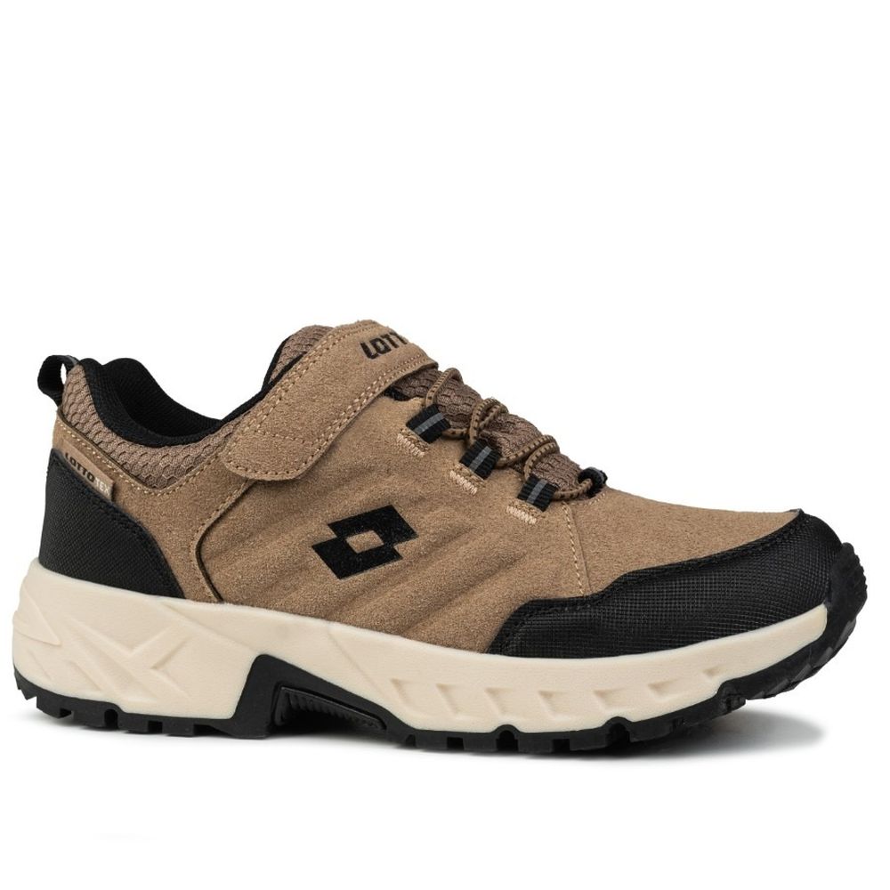 Buty sportowe dziecięce, brązowe, Lotto Ketcham Low Tex