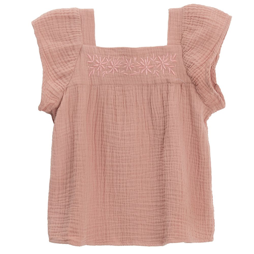 Cool Club, Bluzka dziewczęca z krótkim rękawem, różowa