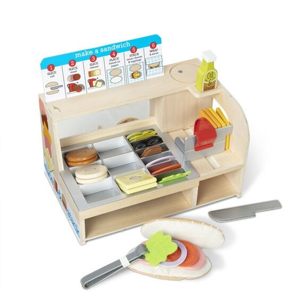 Melissa & Doug, Bar kanapkowy, 52 elementów