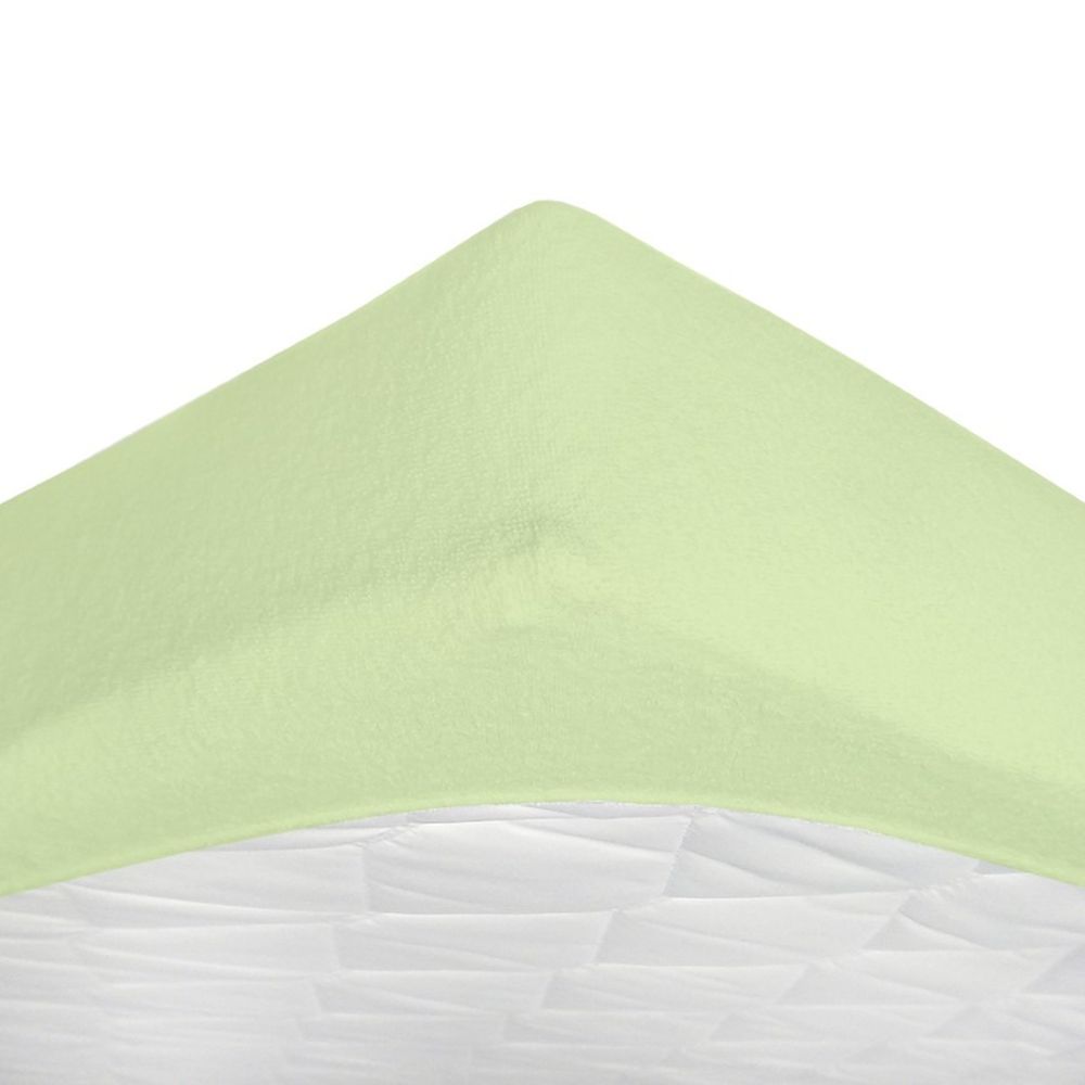 Snibbs, nieprzemakalne prześcieradło, zielone, 60x120 cm