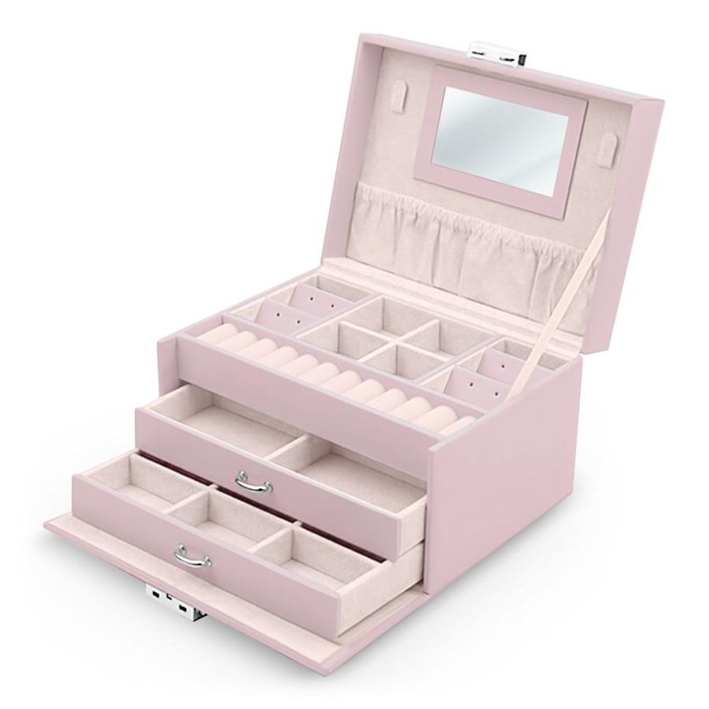 Massido, szkatułka na biżuterię, różowa