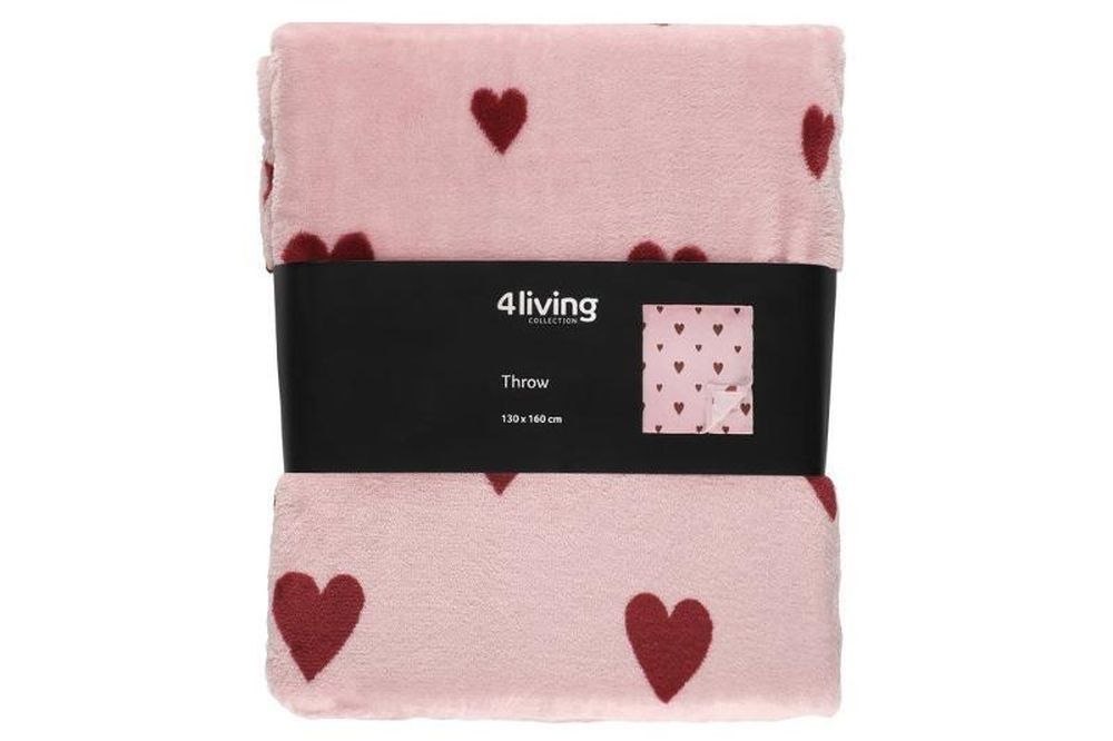 4living, Heritta, koc polarowy, 130x160 cm