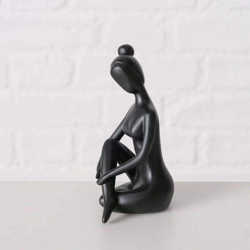 Boltze Home, figurka dekoracyjna Joga, kobieta, 10 cm