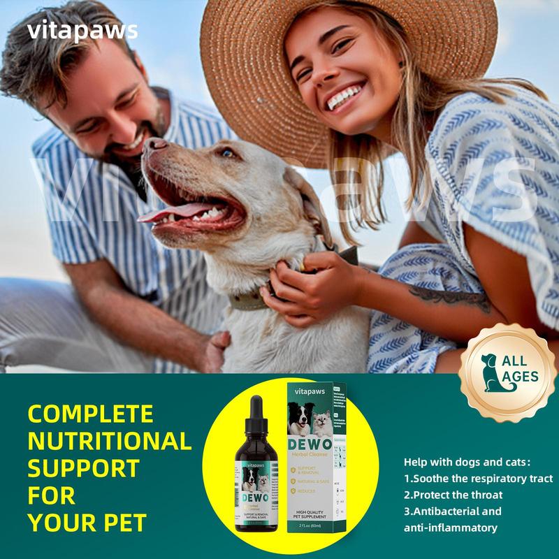 Vitapaws Organic Herbal Gut Support Drops for Pets
