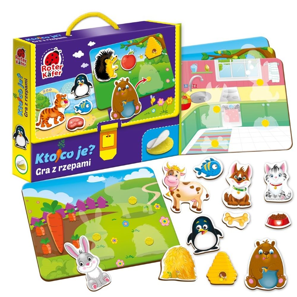 Roter Kafer, Kto co je? Gra z rzepami, edukacyjna gra dla najmłodszych